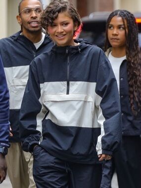 Zendaya x On Half-Zip Anorak black LARGE